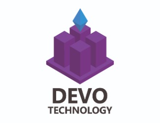 Projekt graficzny logo dla firmy online DEVO TECHNOLOGY